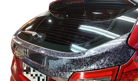 Carbon Silber Glänzend PET