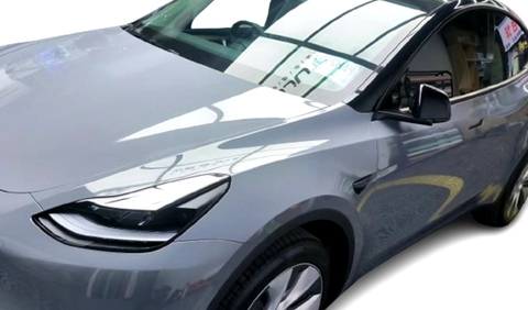 Blau Grau Super Gloss Grey