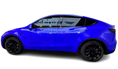 Glänzender Saphir PET