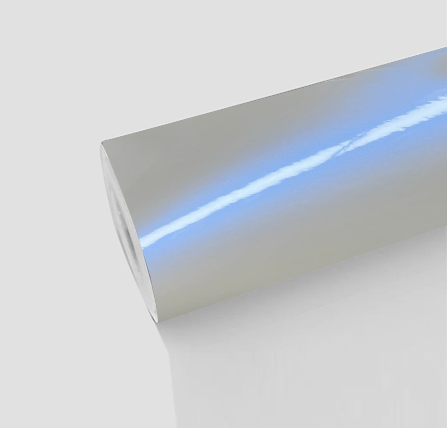 Babyblau Perlmutt PET