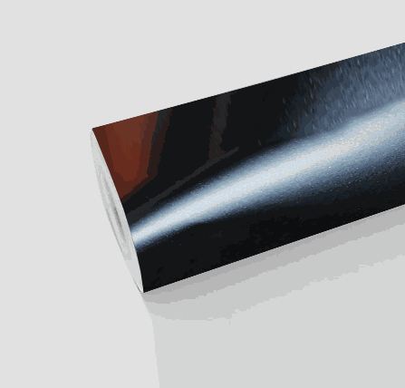 Schwarz Metallic Satin