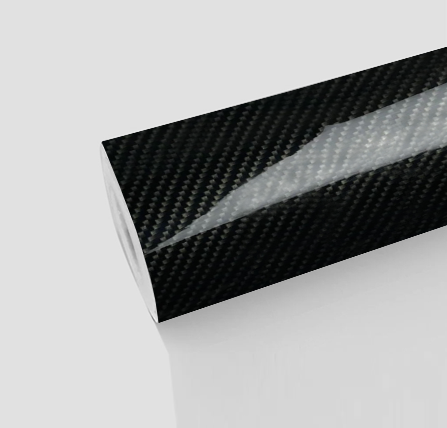 Carbon Faser Gold Schwarz PET