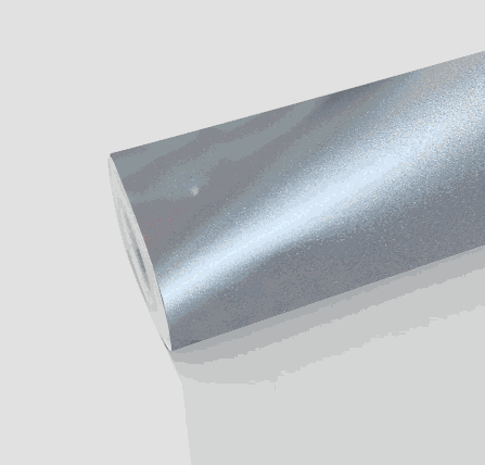 Silber Metallic Satin