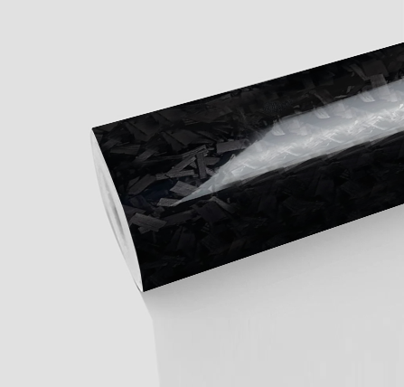 Carbon Schwarz Glänzend PET